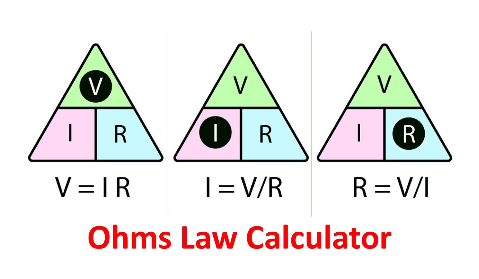 Ohms Law Calculator - ওহমস আইন ক্যালকুলেটর