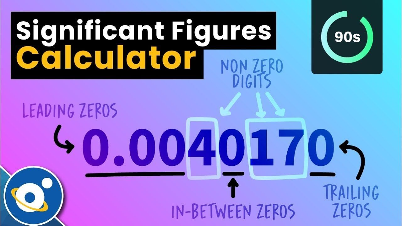 significant figures calculator